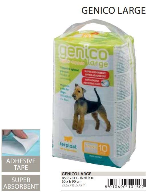 FRPL GENICO LARGE ABSORB. PADS 10 UD.