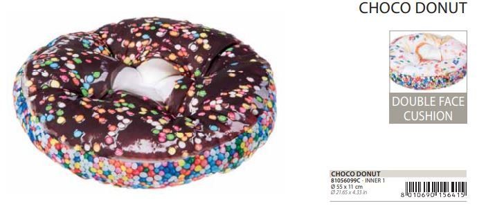 FRPL CHOCO DONUT CUSHION