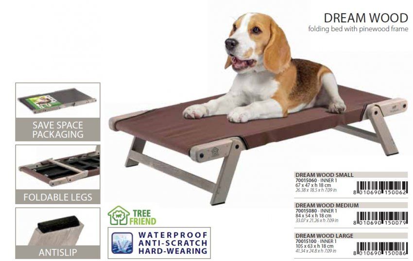 DOG BED DREAM WOOD SMALL