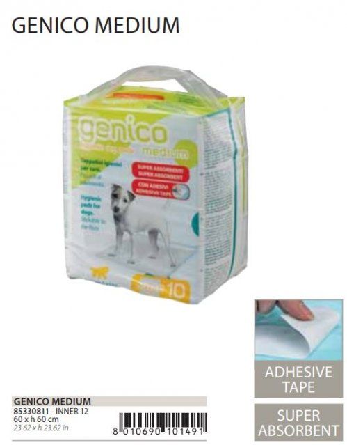 FRPL GENICO MEDIUM ABSORB. PADS 10 UD.